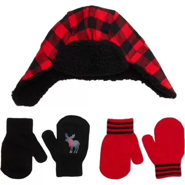 Simple Joys by Carters Baby Hat and Mitten SetBuffalo Check