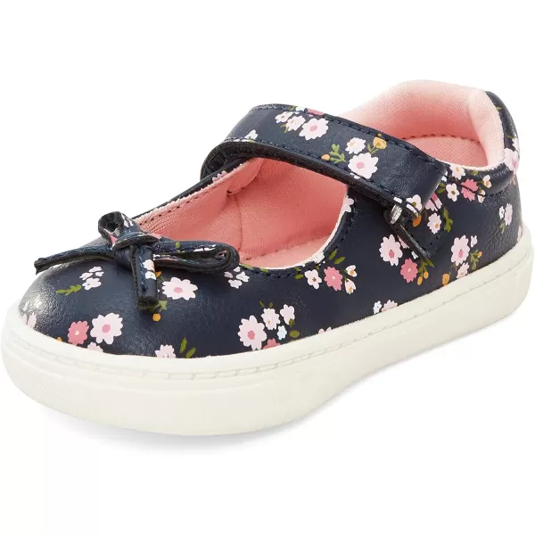 Simple Joys by Carters BabyGirls Elodie Sneaker Mary Jane FlatNavy