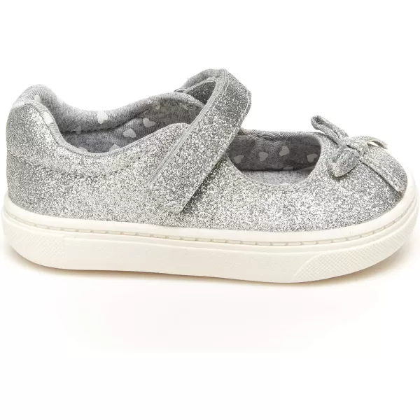 Simple Joys by Carters BabyGirls Elodie Sneaker Mary Jane FlatSilver