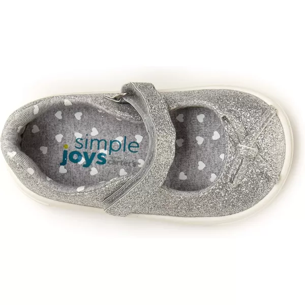 Simple Joys by Carters BabyGirls Elodie Sneaker Mary Jane FlatSilver