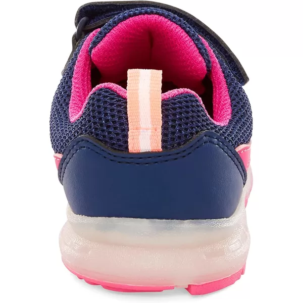 Simple Joys by Carters Unisex Kids Anka Light Up SneakerNavyPink