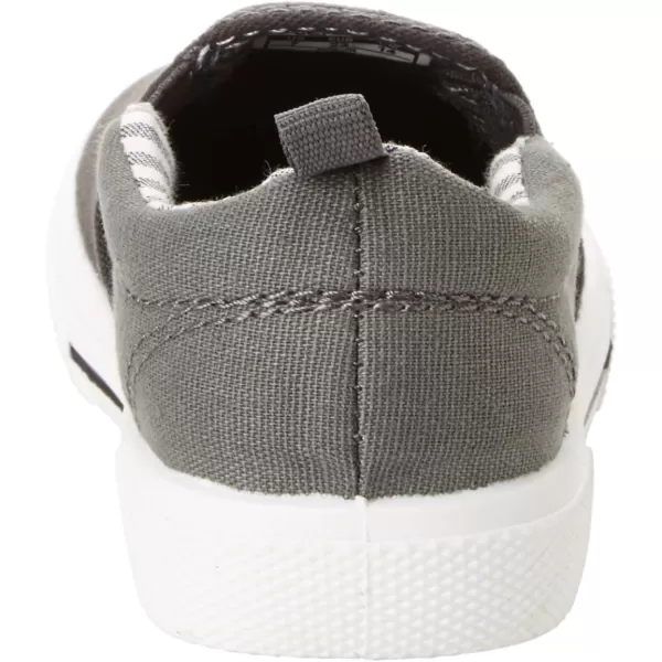 Simple Joys by Carters Unisex Kids and Toddlers Casual Slipon Canvas ShoeGrey