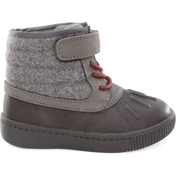 Simple Joys by Carters UnisexChild Alexis Outdoor Boot FashionBrown Grey