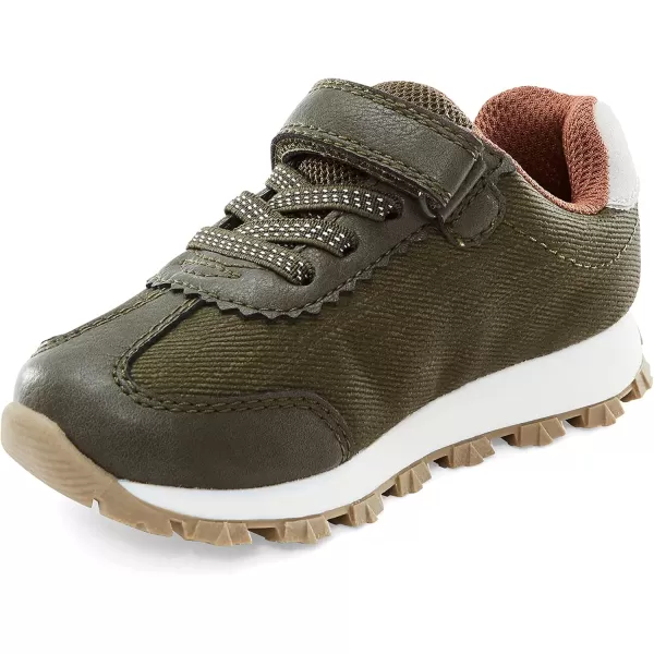 Simple Joys by Carters UnisexChild Bailey Athletic Sneaker Running ShoeOlive