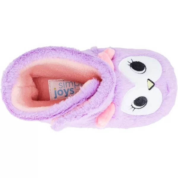 Simple Joys by Carters UnisexChild Fuzzy SlipperLilac  Owl