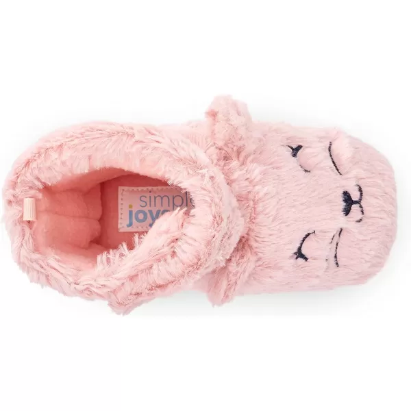 Simple Joys by Carters UnisexChild Fuzzy SlipperPink  Bunny