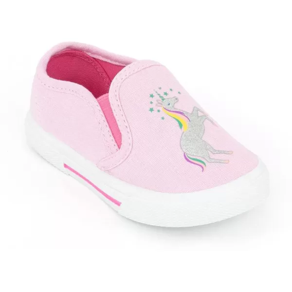 Simple Joys by Carters Unisex Kids and Toddlers Casual Slipon Canvas ShoeLight Pink