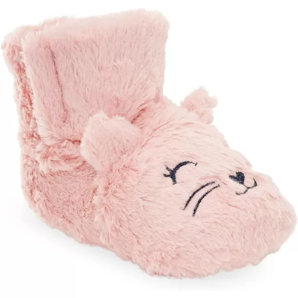 Simple Joys by Carters UnisexChild Fuzzy SlipperPink  Bunny