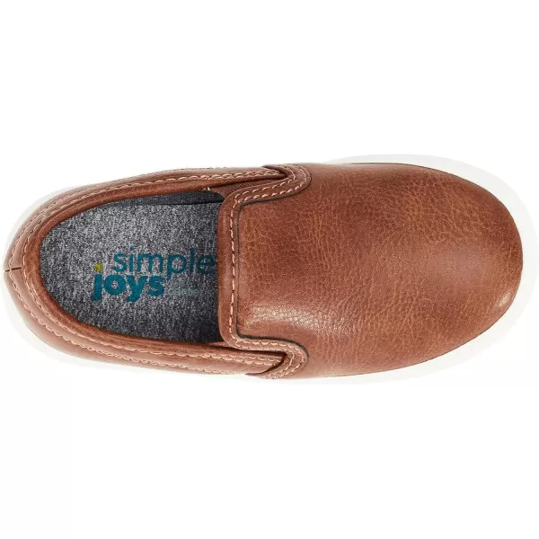 Simple Joys by Carters Boys Jack Slipon Shoe SneakerBrown