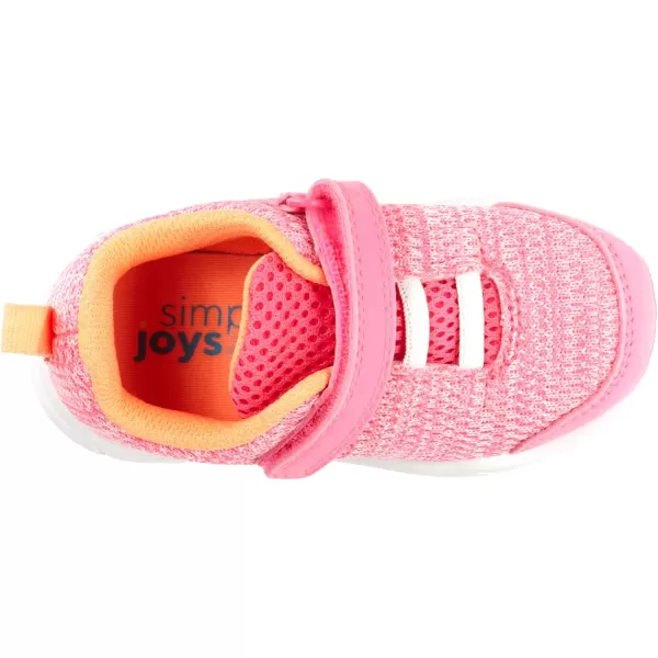 Simple Joys by Carters Unisex Kids and Toddlers Jordynn Knitted Athletic SneakerPink