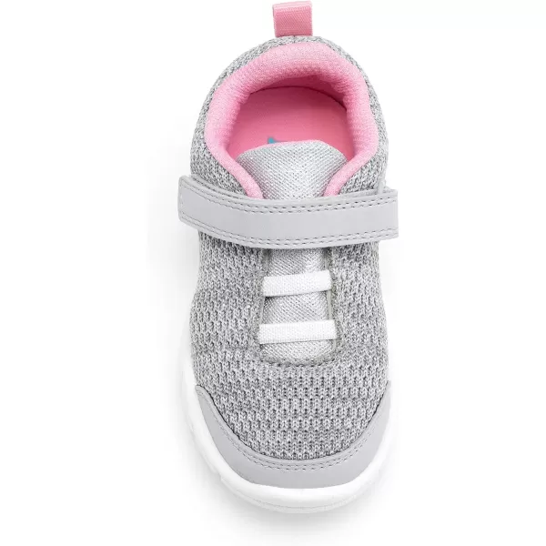 Simple Joys by Carters Unisex Kids and Toddlers Jordynn Knitted Athletic SneakerSilver