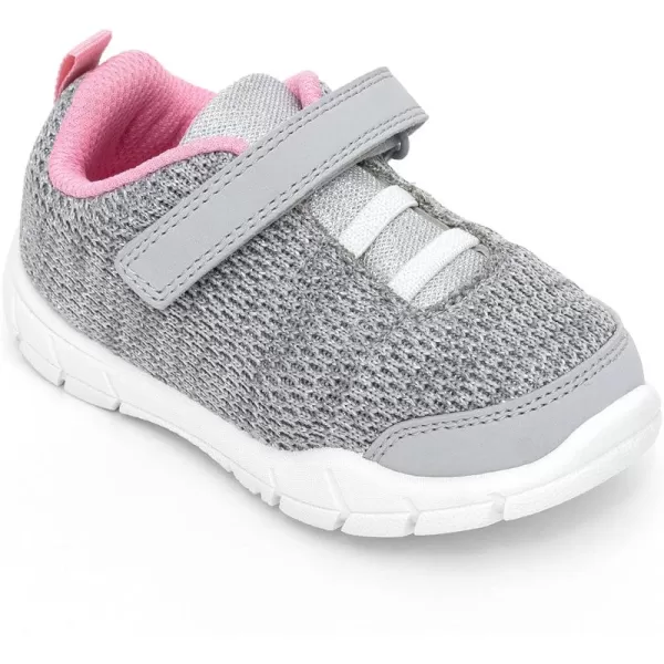 Simple Joys by Carters Unisex Kids and Toddlers Jordynn Knitted Athletic SneakerSilver