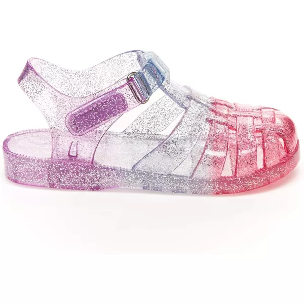 Simple Joys by Carters Girls and Toddlers Kimmie Nora Jelly Sandal SetPinkPurple Shine