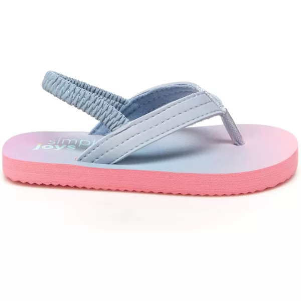 Simple Joys by Carters Girls and Toddlers Kimmie Nora Jelly Sandal SetPinkPurple Shine