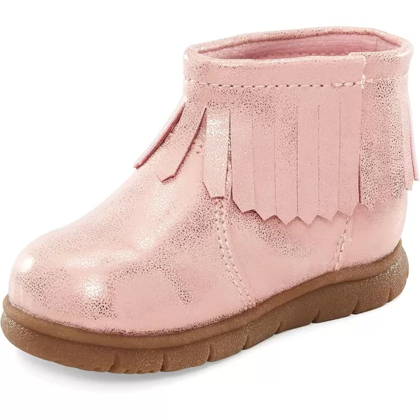 Simple Joys by Carters UnisexBaby Jill First Walker Bootie ShoePink