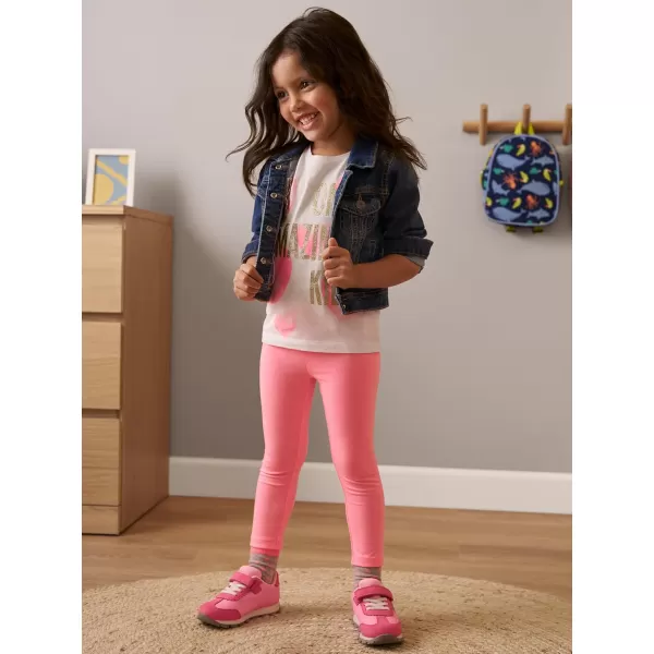 Simple Joys by Carters Girls 3Pack LeggingsNavyPinkDenim