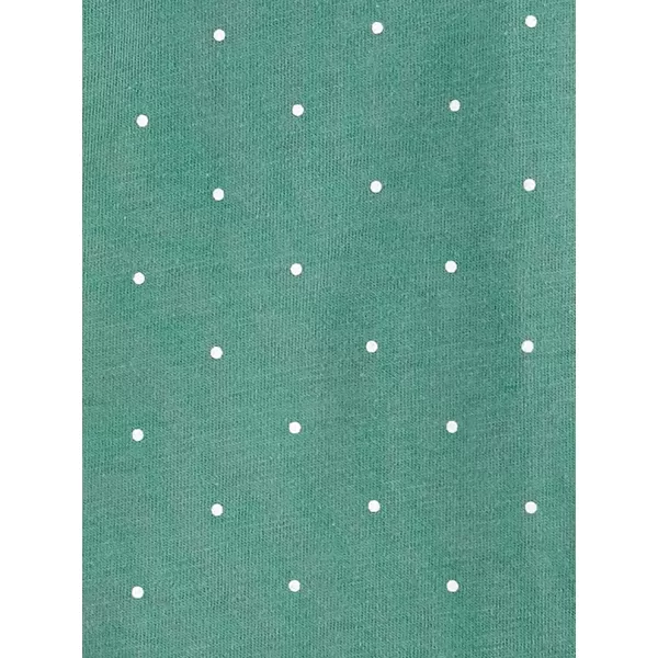 Simple Joys by Carters Girls LongSleeve Shirts Pack of 3Green DotsPinkFloral