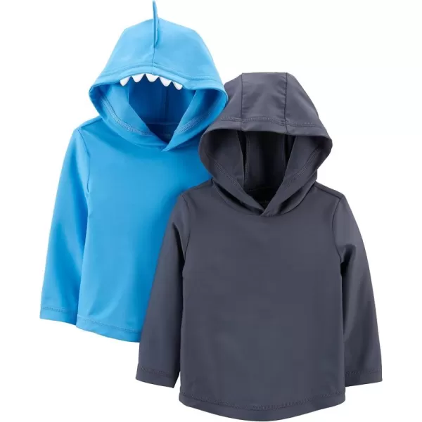 Simple Joys by Carters Boys 2Pack Assorted Rashguard SetsNavyShark