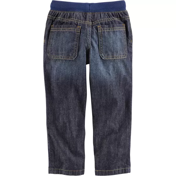 Simple Joys by Carters Toddler Boys PullOn Denim Pant Pack of 2GreyDenim