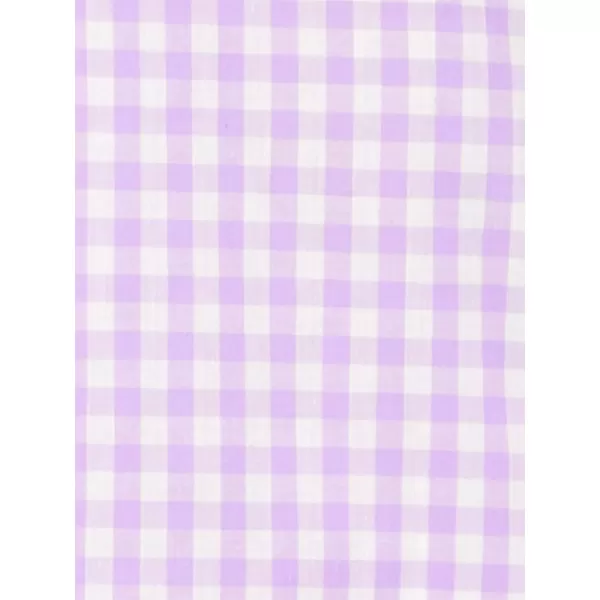 Simple Joys by Carters Boys LongSleeve Woven Shirt Pack of 2Blue Gingham PlaidPurple Gingham Plaid