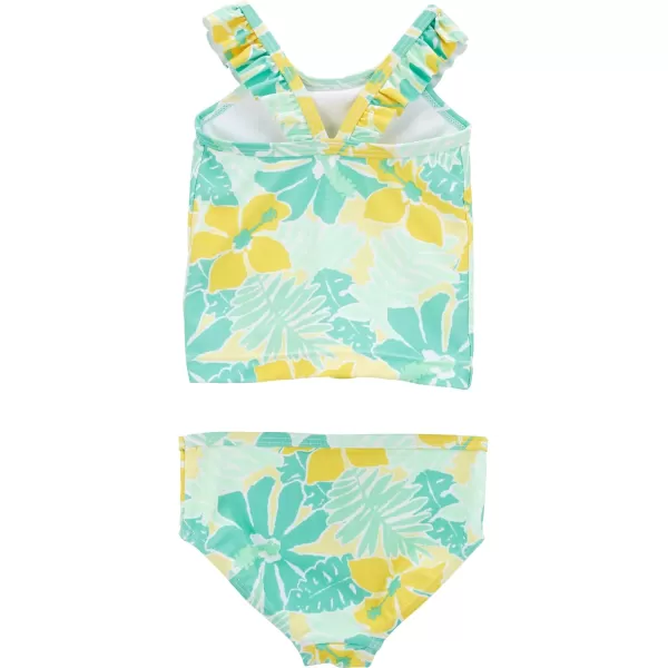 Simple Joys by Carters Girls 3Piece Assorted Rashguard Sets YellowGreen