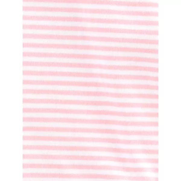 Simple Joys by Carters babygirls 2pack Fashion JumpsuitsGrey SwansPink Stripe