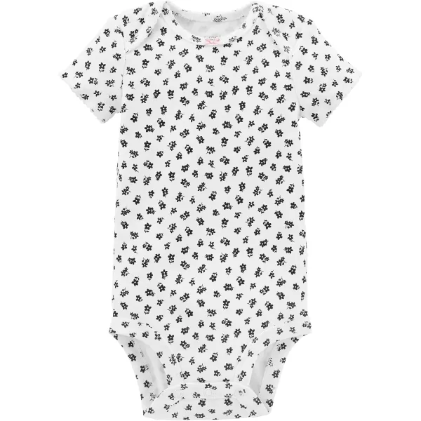 Simple Joys by Carters babygirls 6pack Shortsleeve BodysuitPinkBlackWhite