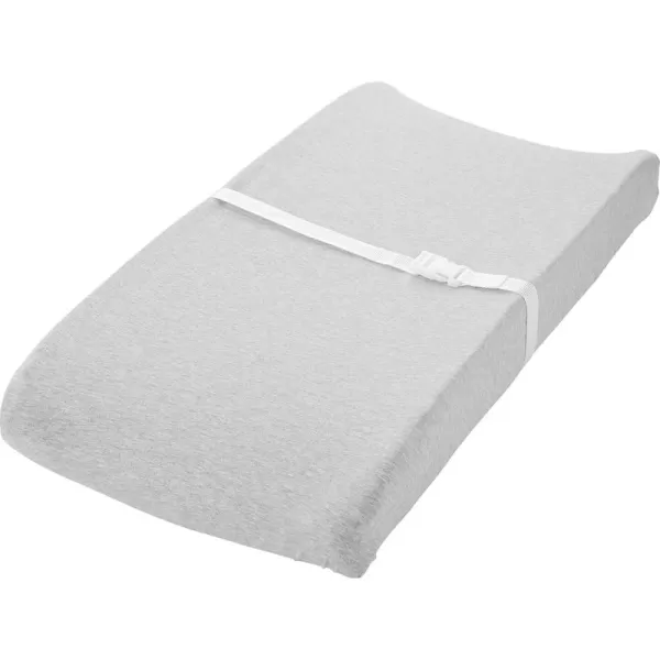 Simple Joys by Carters Baby 2Pack Cotton Changing Pad CoversWhite  Heather