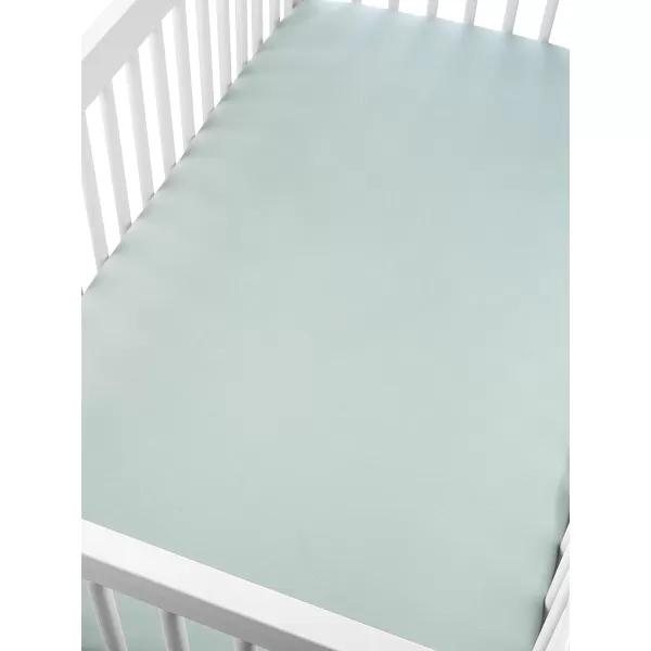 imageSimple Joys by Carters Baby 2Pack Cotton Crib Sheets Sage Green Heather One Size