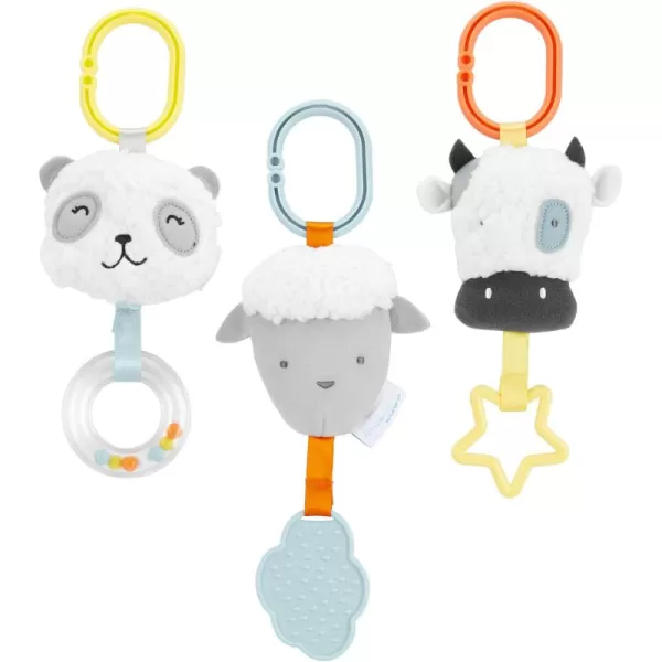 imageSimple Joys by Carters Stroller Toys Bundle CowLambPanda One Size