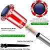 image:imageDenicMic Solar Lights Outdoor 10 Pack Waterproof Pink LED Stainless Steel Stake Outside Lights for Yard Pathway Garden Driveway Walkway Landscape Path Lighting Mothers Day Gifts for MomRed White 10Pack