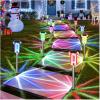 image:imageDenicMic Solar Lights Outdoor 10 Pack Waterproof Pink LED Stainless Steel Stake Outside Lights for Yard Pathway Garden Driveway Walkway Landscape Path Lighting Mothers Day Gifts for MomColor 10Pack