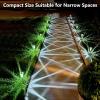 image:imageDenicMic Solar Lights Outdoor 10 Pack Waterproof Pink LED Stainless Steel Stake Outside Lights for Yard Pathway Garden Driveway Walkway Landscape Path Lighting Mothers Day Gifts for MomCold 15Pack