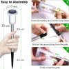 image:imageDenicMic Solar Lights Outdoor 10 Pack Waterproof Pink LED Stainless Steel Stake Outside Lights for Yard Pathway Garden Driveway Walkway Landscape Path Lighting Mothers Day Gifts for MomWarm 10Pack