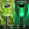 image:imageDenicMic Solar Lights Outdoor 10 Pack Waterproof Pink LED Stainless Steel Stake Outside Lights for Yard Pathway Garden Driveway Walkway Landscape Path Lighting Mothers Day Gifts for MomGreen 10Pack