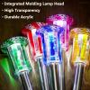 image:imageDenicMic Solar Lights Outdoor 10 Pack Waterproof Pink LED Stainless Steel Stake Outside Lights for Yard Pathway Garden Driveway Walkway Landscape Path Lighting Mothers Day Gifts for MomColor 10Pack
