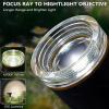 image:imageDenicMic Solar Lights Outdoor Waterproof Adjustable Solar Spot Lights Outdoor 3000K Warm White Lens LED for Yard Garden Patio Pathway Flag Tree House Landscape Lighting Outside 2 PackWhite 4Pack
