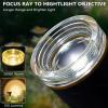 image:imageDenicMic Solar Lights Outdoor Waterproof Adjustable Solar Spot Lights Outdoor 3000K Warm White Lens LED for Yard Garden Patio Pathway Flag Tree House Landscape Lighting Outside 2 PackWarm 4Pack