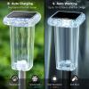 image:imageDenicMic Solar Lights Outdoor 4 Pack Waterproof 10 Mode 3000K 4000K 6000K Fixed Color LED Stainless Steel Stake Outside Lights for Yard Pathway Garden Driveway Walkway Landscape Path Lighting4 Pack