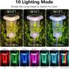 image:imageDenicMic Solar Lights Outdoor 4 Pack Waterproof 10 Mode 3000K 4000K 6000K Fixed Color LED Stainless Steel Stake Outside Lights for Yard Pathway Garden Driveway Walkway Landscape Path Lighting4 Pack