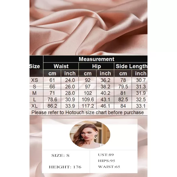 HOTOUCH Midi Skirts for Women High Waist Silk Stain Casual A Line Zipper SkirtXSXLLeopard