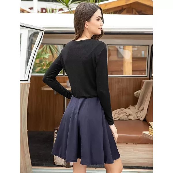 HOTOUCH Shrug Bolero Cardigan for Womens Long Sleeve Short Little Cropped Sweater Knit Jackets for Dress SXXLAblack