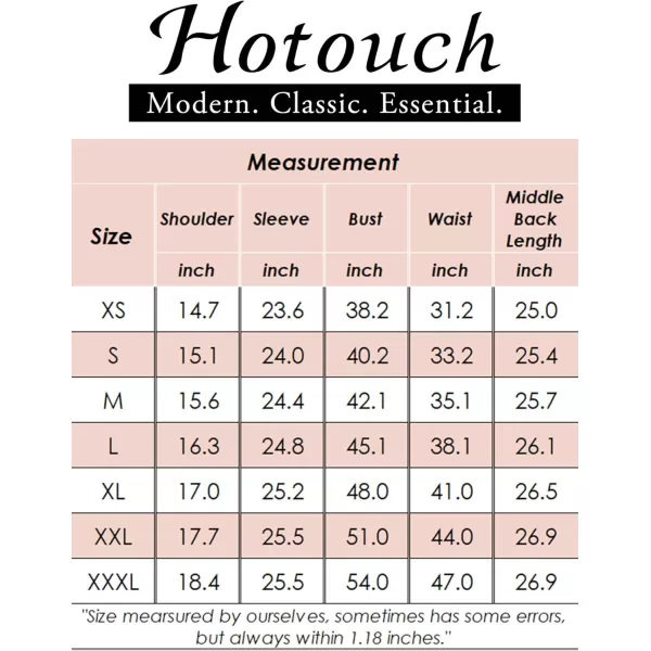 HOTOUCH Womens Cotton Basic Button Down Shirt Slim Fit Dress ShirtsBlack  White Checkered Slim Fit  a Size Up for Relaxed Fit