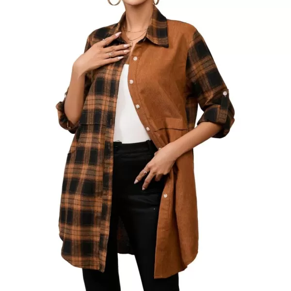 Mixed Plaid Brown