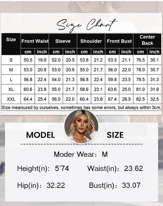 HOTOUCH Women Button Down Shirts Office Drop Shoulder Oversized Blouse Long Sleeve Boyfriend Dress Shirt with PocketsBlue Stripes
