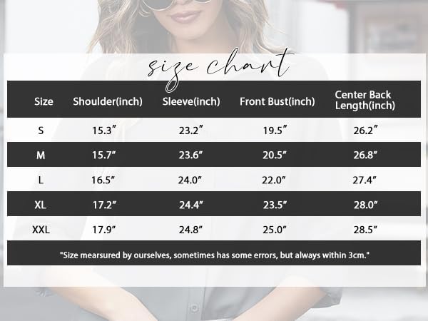 HOTOUCH Women Button Down Shirts with Pockets Long Sleeve Office Blouses Casual Business Tops Slim Fit Chiffon Shirts SXXLPink Polka Dots