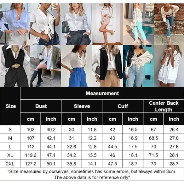 HOTOUCH Silk Button Down Shirts for Women Satin Short Sleeve V Neck Casual Work Office Blouse Tunic TopsGrey