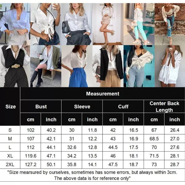 HOTOUCH Silk Button Down Shirts for Women Satin Short Sleeve V Neck Casual Work Office Blouse Tunic TopsHot Pink
