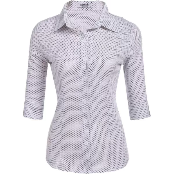 White Polka Dots (Slim Fit  a Size Up for Relaxed Fit)