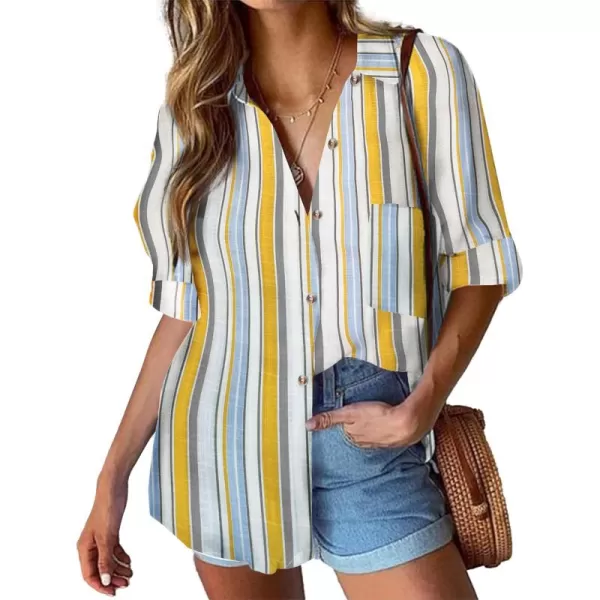 Stripe Yellow&blue